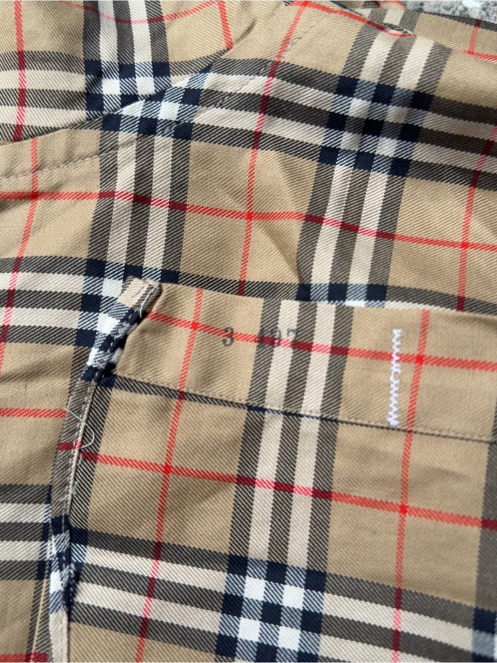 Vintage 90s Bootleg Burberry Nova Check Button Up - Picture 5 of 5